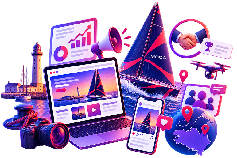 Guide Digital pour la Course au Large à Lorient — Visibilité, Sponsors et Communauté